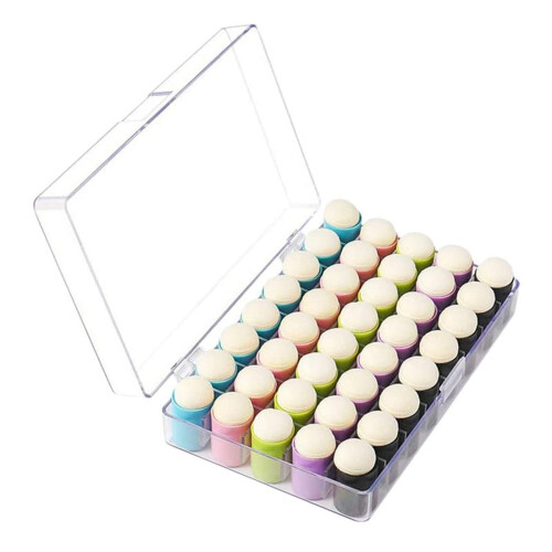 Finger Sponge Daubers Art Craft Set 40 pcs