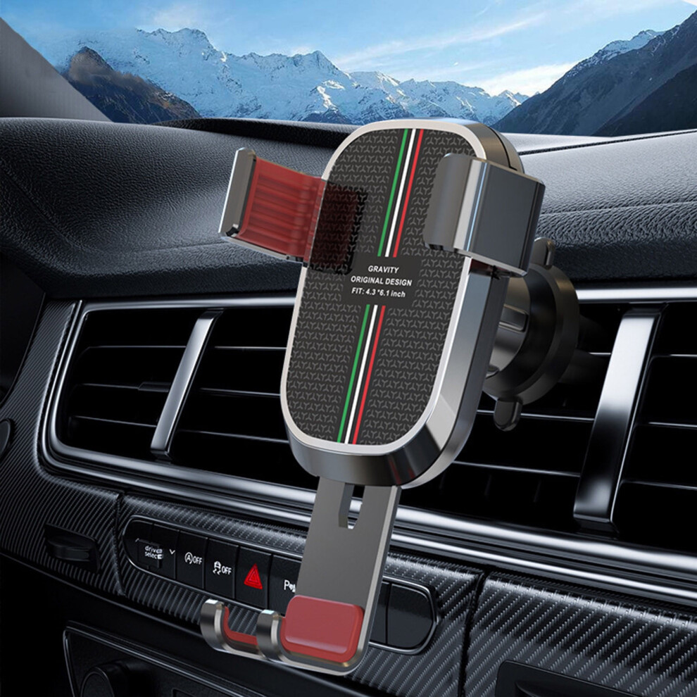 Car Phone Mount With 360 Rotation And Gravity Lock 9314556716881