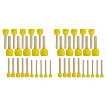 Round Sponge Brushes for Kids Painting Set 40 pcs in 4 sizes