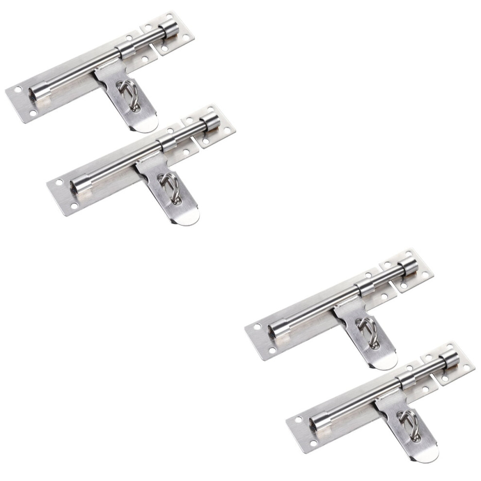 Cabinet Latch Lock Surface Mounted Stainless Steel 4 Pcs 928028835834