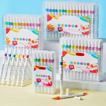 Homerr acrylic marker set double tip 6 colors