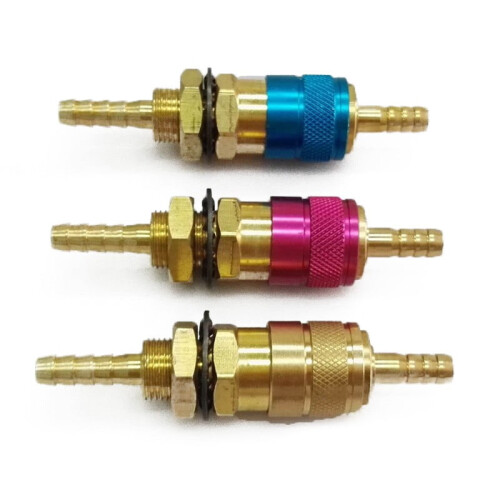Conjunto de 3 conectores rápidos Mosiee para gás e água 1