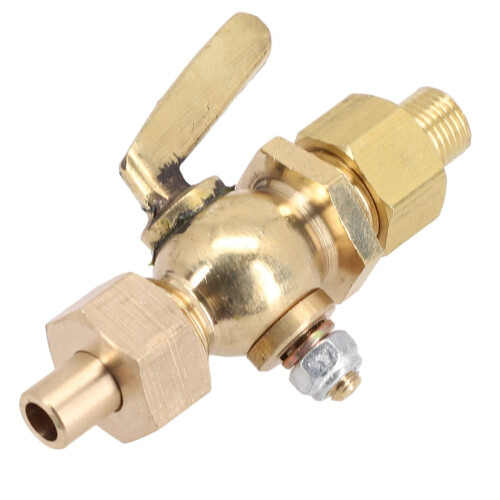 Abflusshahn aus Bronze und Messing, 1/8" bis 3/4" Außengewinde 2