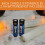 Flammeløse LED-koniske lys, batteridrevne, 6 stk. 6
