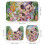 Ensemble rideau de douche Mickey avec tapis de bain antidérapant et 3