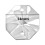 Minxio acrylic pendant light faceted 14mm 200pcs 6