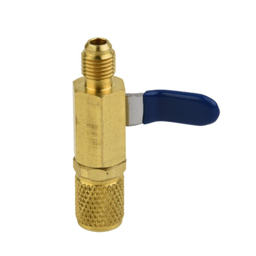 Ευθεία σφαιρική βαλβίδα 1/4 ιντσών SAE800PSI για εύκαμπτο σωλήνα AC R410A 1