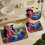 Σετ κουρτινών μπάνιου Stitch Family, μαύρο, 72x72 ίντσες, 4 τεμάχια 6