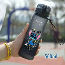 Lilo & Stitch water bottle plastic transparent400ml