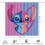Σετ Κουρτινών Μπάνιου Stitch Family Μαύρες 72x72in4 τεμάχια 2
