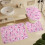 Ensemble rideau de douche Hello Kitty avec baignoire antidérapante 6