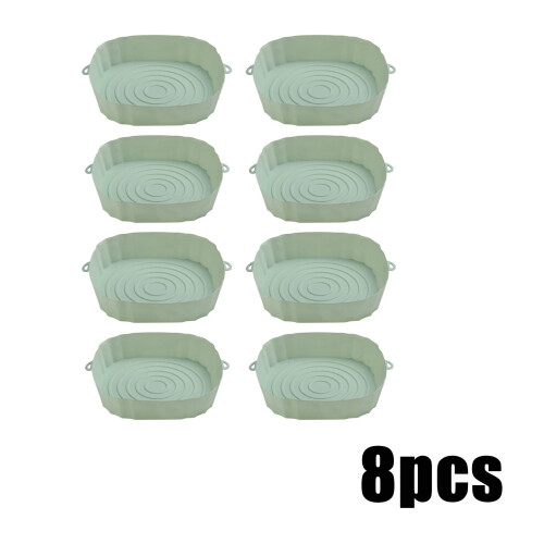 Silicone Air Fryer Baking Tray 8 Pieces