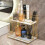 Bathroom storage rack for toilet and sink, double-layer 3