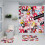 Set di tende da doccia Hello Kitty Sanrio, 4 pezzi 5