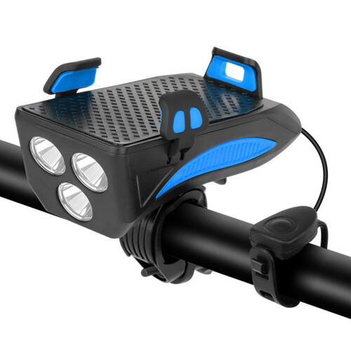 USB Rechargeable LED Bike Headlight with Horn