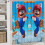 Σετ κουρτίνας ντους Mario με αντιολισθητικό χαλάκι μπάνιου και τουαλέτα 5
