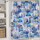 Σετ Κουρτινών Μπάνιου Stitch Family Μαύρες 72x72in4 τεμάχια 5