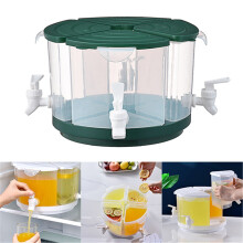 Beverage Dispenser 5.5L White with Spigot and 4 Grids