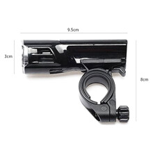 Waterproof LED Front Bike Light Handlebar Mount 1 Pack