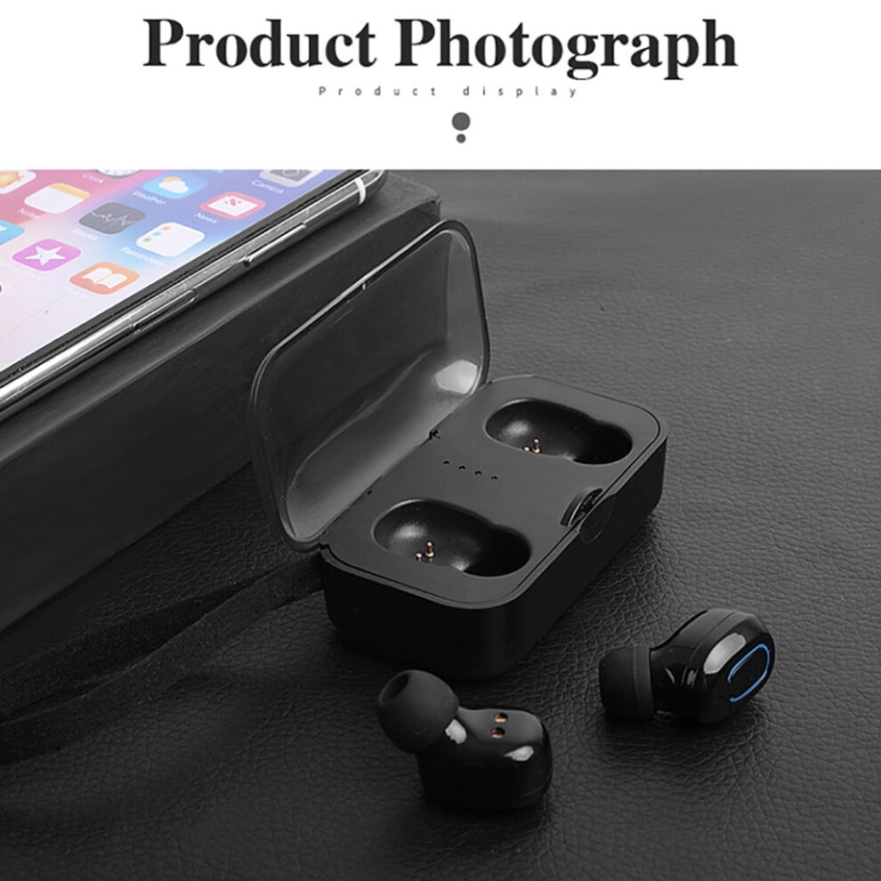 Eqwljwe Wireless Bluetooth 5.0 In-Ear Headphones With Mic 9314556716423