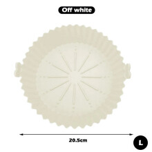 Silicone Air Fryer Pot 18cm Non-stick Round Baking Mold