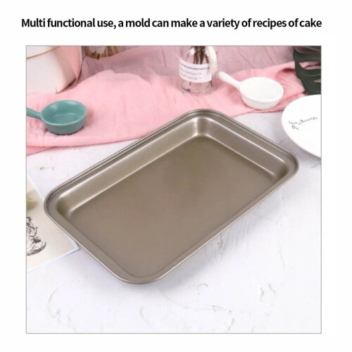 Stainless Steel Rectangle Baking Pan Non-stick Large 2
