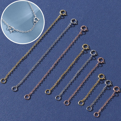 Bracelet Extender Chain Gold Silver Rose Gold Stainless 2