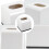 Pappershanddukshållare Vit Plast Organizer 1-pack 2