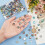Printed Glass Cabochons 12mm Half Dome 200pcs 6