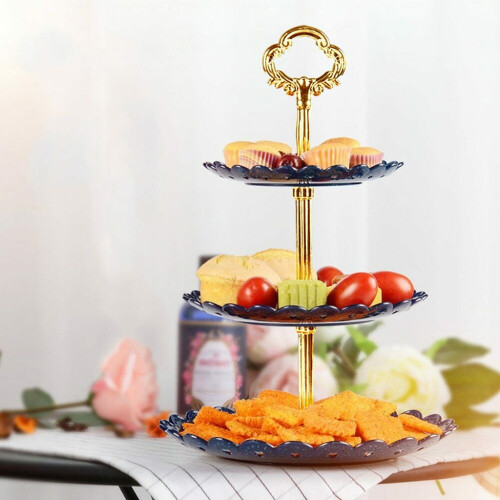 Plastic Cupcake Stand Round 3-Tier 1