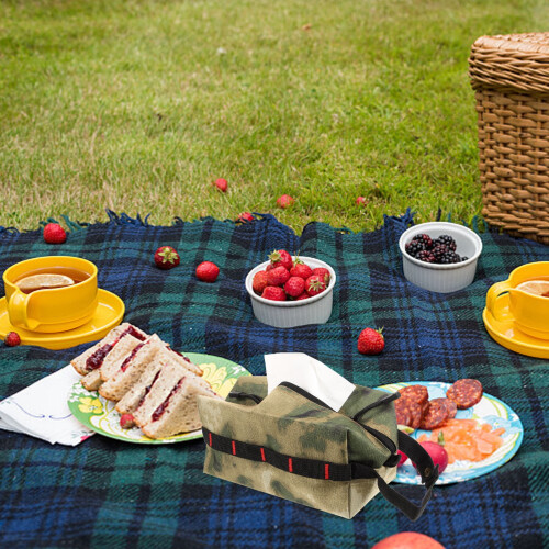Camping-Serviettenhülle mit Taschentuchbox (1 Stück) 1