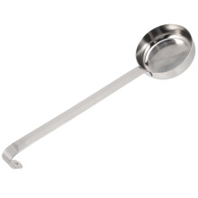 Pizzalöffel, Suppenlöffel, Schöpfkelle mit Griff, Metall-Suppenlöffel, Saucenkelle, Mini-Pizza-Messlöffel