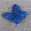 Christmas Tree Ornaments Blue 3 inch 6 pcs 2