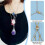 Stone Bracket Necklace Gold Pendant Holder 3 Sizes 6