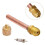 Βαλβίδα Πρόσβασης Σέρβις 1/4" SAE x 1/4" OD x 78mm Πυρήνας Στέλεχος AC 8