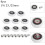 Shower Door Roller Wheels 19/23/25mm 8 pcs 5