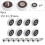 Shower Door Roller Wheels 19/23/25mm 8 pcs 7
