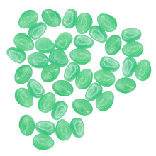 Glow-in-the-Dark Garden Pebbles Green 40 pcs