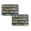Covor de bibliotecă Xubond, preș de ușă, multicolor 1