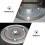 Drehtellerring aus Glas, 12 Zoll 6
