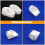 Quartz crucible dental mold asymmetrical white small 6