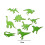 Dinosaur Wall Sticker Fluorescent Home Decor1Pack 2