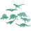 Dinosaur Wall Sticker Fluorescent Home Decor1Pack 4
