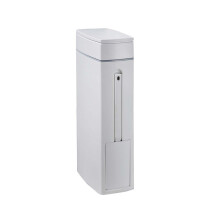 Déstockage déco Tahtuvzn ! Toilettes d'angle fines avec brosse intégrée, organisateur de salle de bain recouvert de plastique, cadeau idéal pour