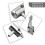 Bicycle Air Pump Nozzle Replacement for Schrader Valve 6mm 6