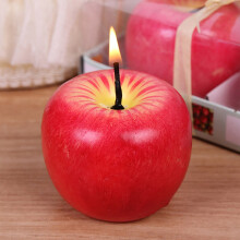 Xubond karácsonyi gyertyák kiárusítása karácsonyi kreatív ajándék mesterséges gyümölcs alakú gyertya esküvői partidekoráció esti