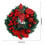 Couronne de Noël décorative en rotin, 1 pièce 6