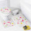 Ensemble rideau de douche Hello Kitty avec tapis de bain antidérapant et 4