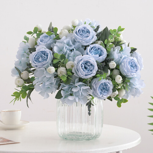 Fiori artificiali in seta per bouquet e decorazioni – Rosa 2