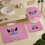 Σετ κουρτινών μπάνιου Stitch Family, μαύρο, 72x72 ίντσες, 4 τεμάχια 6